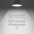 thumbnail image 3 of 6 Pack LED PAR16 Spot Light Bulbs, 6.5W(50W Eqv.) 500lm E26 Medium Base Dimmable Spotlight, 5000K Daylight, 3 of 7