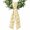 Yellow, variant on Coastal Shell Burnt Orange Wreath Sash for Front Door, Summer Ocean Shell Beach Wreath Bow Accent for Fall Christmas Holiday Door Decor, Ribbon Sash for Wreaths, Porch Home Decoration