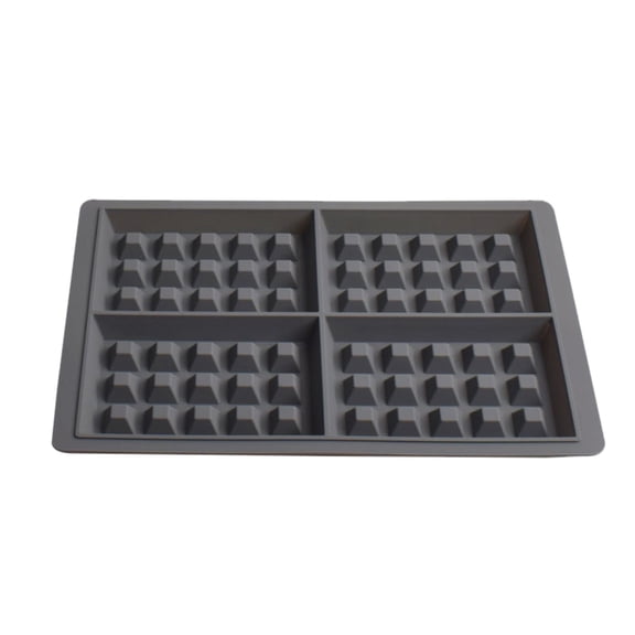 Non-Stick Silicone Checkered Cake Mold - Heat Resistant, Easy Clean, Flexible - Baking Layered Cakes