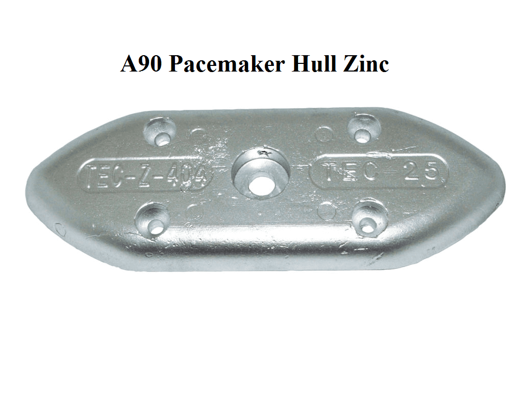 A90 Zinc Pacemaker Hull Plate Zinc Anode - Walmart.com