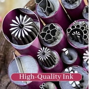 Stamp Pen Set - 6 Piece DIY Tools with Patterns for Nail Design 6PCS