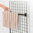 thumbnail image 5 of SSWBasics U-Shaped Black Hangrail for Wire Grid - For Grid Wall or Slat Grid - Sleek Black U-Shaped Hangrail Grid Wall Accessory - Stylish Wire Grid Wall Accessories for Organized Displays, 5 of 7
