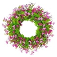 thumbnail image 2 of Xihbxyly Corona de Orquídeas Primaverales Europeas, Elegante Decoración para Puertas, Duradera, para Uso En Interiores y Exteriores, Ideal para Decoración Festiva Del Hogar y Bodas, 1 Enredadera de F, 2 of 7