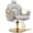 Gray, variant on Professional Salon Styling Chair – Reclining Barber Chair with 360° Swivel & Heavy-Duty Hydraulic Pump