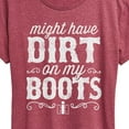 thumbnail image 3 of International Harvester Dirt On My Boots - Women's Short Sleeve Graphic T-Shirt, 3 of 6