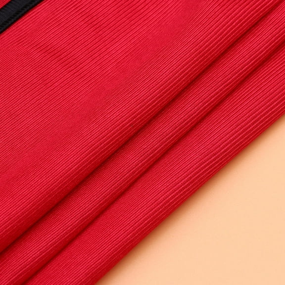 Worgeous 6 Pcs Training Vest Practice Jerseys for Kids Football Child Red