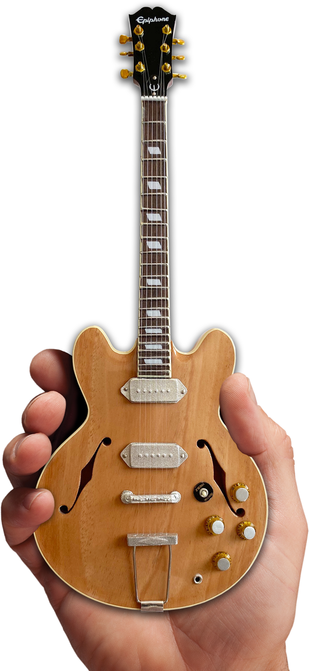 Epiphone 1965 Casino Revolution Natural 10 Inch Miniature Guitar Replica