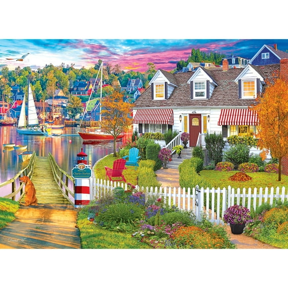 RoseArt - Lieux favoris 1000 pièces - Charles Harbour - Puzzle emboîtable pour adulte