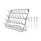 thumbnail image 2 of Soporte de hilo montado en la pared Organizador de 32 Almacenamiento Estante de hilo de coser plegable con herramientas colgantes para bordado, Sunnimix Soporte de hilo, 2 of 8