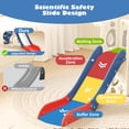 thumbnail image 4 of YUFU 7 In 1 Toddler Slide for Kids Age 1-3 Indoor Outdoor Playground Slide Set With Golf Basketball Easy Assemable Move (Blue & Red), 4 of 10