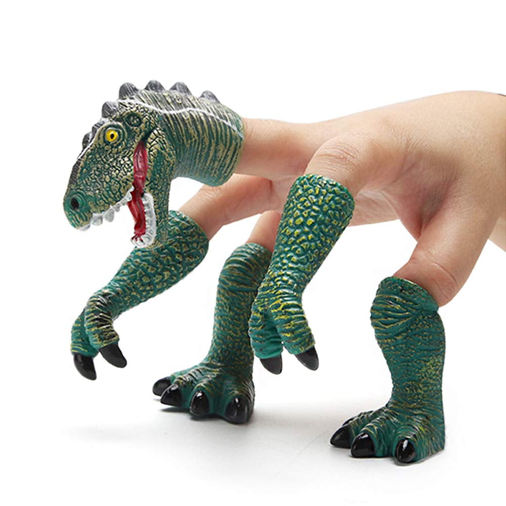 Dinosaur Finger Hand Puppet Handi Dino Trex Puppets Animal Raptor