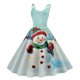 thumbnail image 4 of Vestidos Casuales Para Mujer 派对 Vestido de Fiesta Formal de Graduación Con Vuelo, Estilo Retro, Sin Mangas, Largo Hasta La Rodilla, Para Navidad, 4 of 4