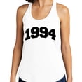 thumbnail image 2 of 1994 College Style Tank Top Fitted Racerback Women's X-Large White, 2 of 5