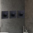 thumbnail image 3 of Ganchos Perchero de cocina sin perforaciones Soporte de baño montado en la pared Negro Hugtrwg  Para estrenar, 3 of 9