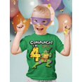 thumbnail image 3 of 4th Birthday Shirt TMNT Mutant Ninja Pizza for Boys Toddler Kids T-Shirt 4T Green, 3 of 6
