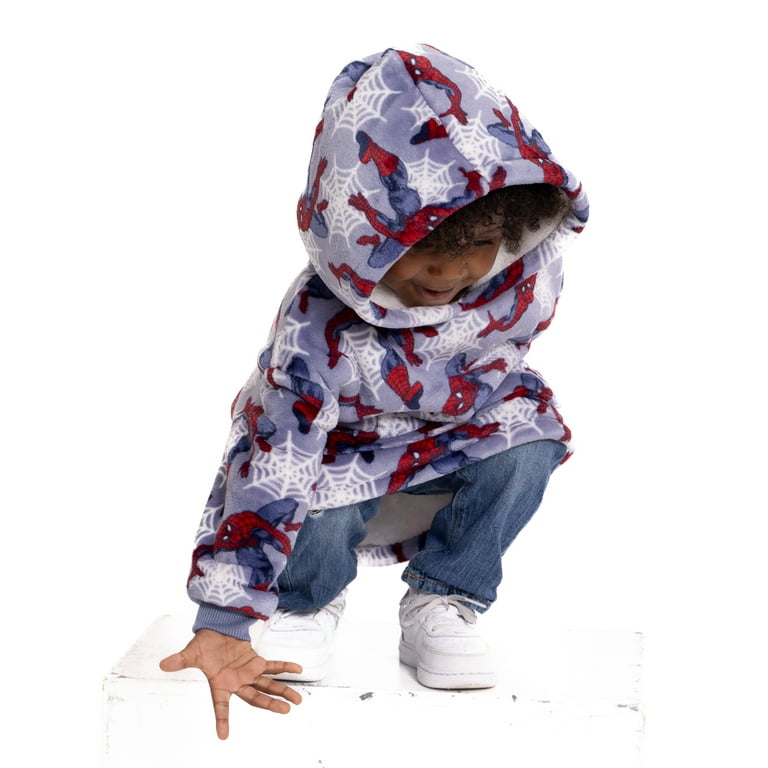 Spider Man Toddler Boy Super Soft Snugit Hoodie Sizes 12 Months 5T Walmart