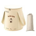 thumbnail image 2 of Cubo plegable Yuyangstore lavabo portátil para baño de pies blanco, 2 of 8