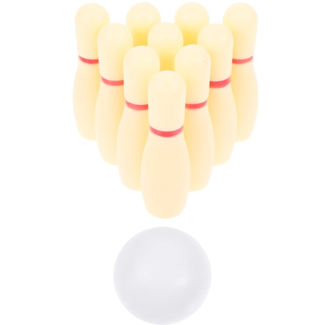 HIAKDOFT 11 Pcs comme Montré Balles de Jeu de Quilles Jouet pour Interaction Amusement Extérieur
