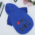 thumbnail image 3 of Dog Hoodies Puppy Sweater Cold Weather Dog Coats Soft Brushed Pet Clothes Hooded Sweatshirt for Large And Small Dog Pet Sweaters Dog Cat Clothes(Blue,7XL), 3 of 4