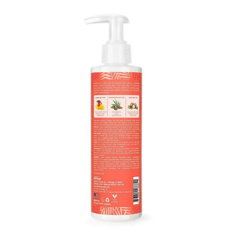 HAWAIIAN SILKY Triple Butter Hydrate & Define Curl Milk Leave- In Moisturizer(8oz) HAWAIIAN SILKY Triple Butter Hydrate & Define Curl Milk Leave- In Moisturizer(8oz)