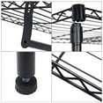 thumbnail image 4 of Portable Wardrobe Closet with 3 Hanging Rod, Metal Adjustable Clothes Rack Closet Clothing Shelves Garment Rack, 4 of 6