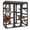 Black, variant on Aivituvin Catio Outdoor Cat Enclosure Large Cat House for Multiple Cats Walk in Cat Cage with Tarp Roof 70"