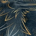 thumbnail image 4 of Harry Potter Blanket, 50"x60" Celestial Ravenclaw Woven Tapestry Cotton Blend Fringed Throw Blanket, 4 of 6