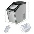 thumbnail image 4 of Costway Nugget Ice Maker Machine Countertop Chewable Ice Maker 29lb/Day Self-Cleaning, 4 of 10