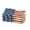 American Flag - Vintage, variant on Play Platoon Weather Resistant Cornhole Bags - Set of 8 Regulation Corn Hole - Orange & Teal - Durable Duck Cloth Corn Hole for Tossing Game, Includes Tote Bag