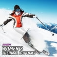 thumbnail image 2 of Rocky Women's Thermal Underwear Bottom Long Johns Base Layer for Cold Weather, Teal Medium, 2 of 7