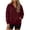 #New Wine, variant on AloohaidyvioNo Boundaries Womens Sweatshirts Fall Casual Lightweight Soft Loose Long Sleeve Half Zip Pullover Tops