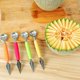 thumbnail image 2 of Wosthever Cuchillo para tallar bolas de fruta de doble cabeza 2 en 1, cuchara para sandía y , excavador de melón Cocina y Comedor Rosa roja, 2 of 6