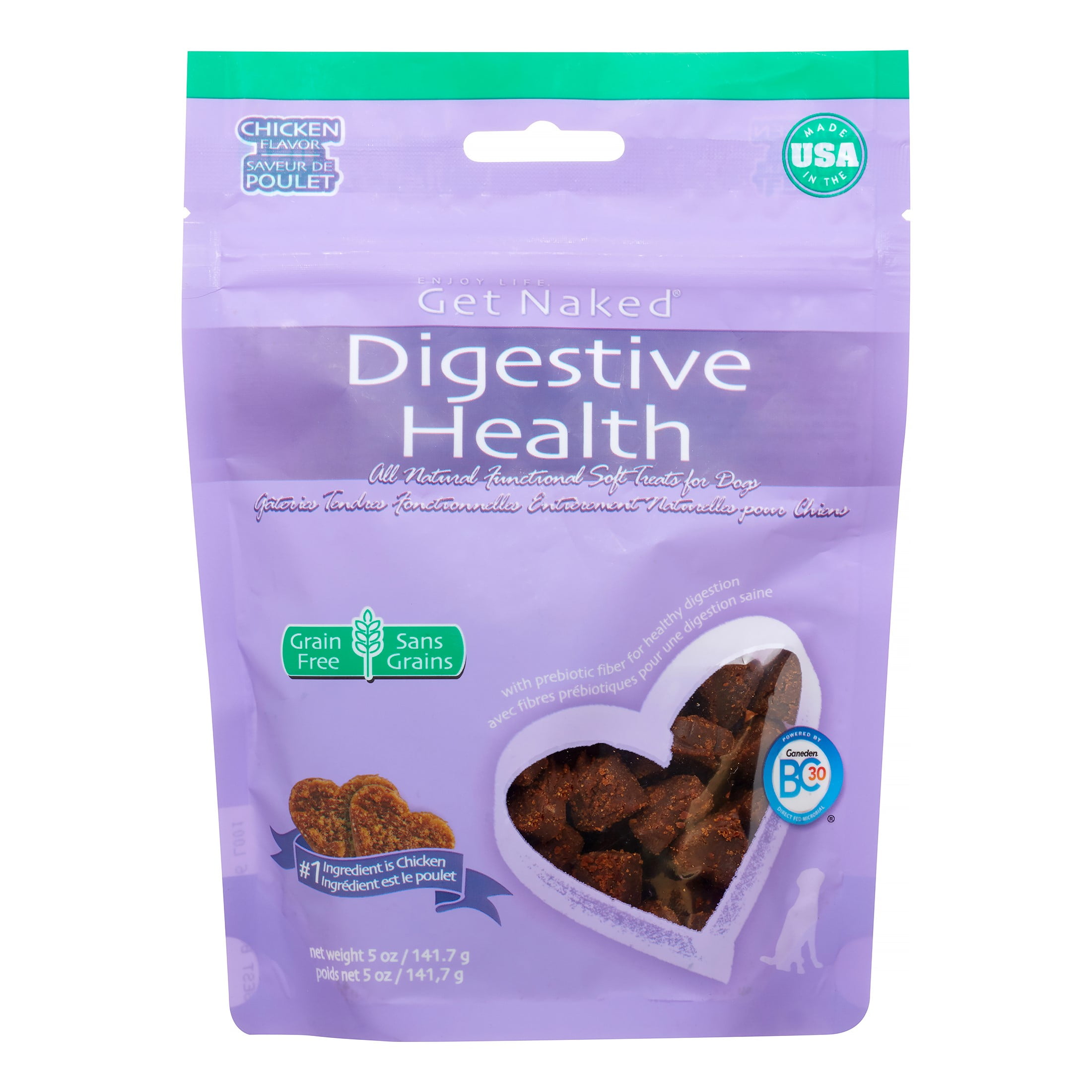 Get Naked Digestive Health Chicken Dog Treats, 5 Oz.