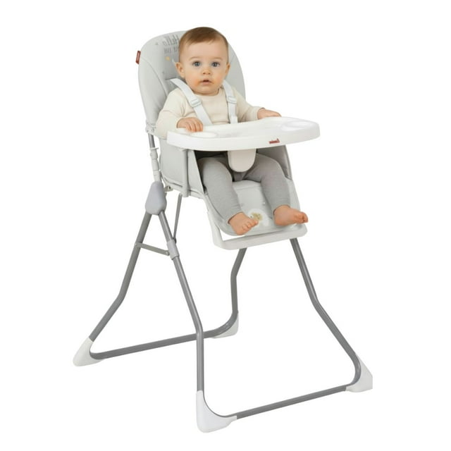 Silla Alta para Bebé D'Bebé Periquera Light Blanco