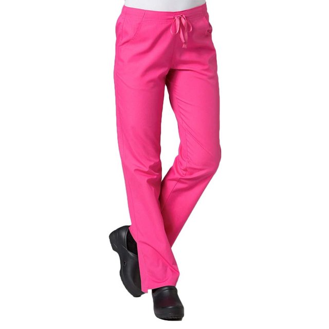 Red Panda Pantalon d'Uniforme à Jambe Droite à Demi-Cordon pour Femmes