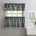 thumbnail image 2 of Kitchen Food Cooking Chef 3-Piece Kitchen Curtains Set Kitchen Curtains Sets with Valance for Windows Rod Pocket Machine Washable Kitchen Decor Decorations (54"x18"+2x27.5"x24"), 2 of 6