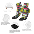 thumbnail image 5 of Pofeuu Green Mushroom Print 30cm Socks, Adult Running Hiking Socks for Youth and Adult, 5 of 7