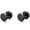 Black Round, variant on Stainless Steel Geometric Shape Classical Simple Plain Stud Earrings