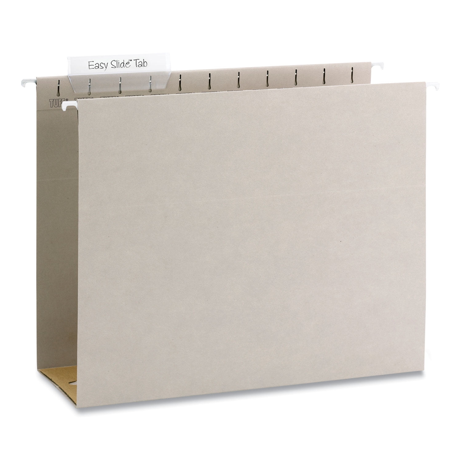 Smead TUFF Extra Capacity Hanging File Folders Letter Steel Gray 18/Box 64242