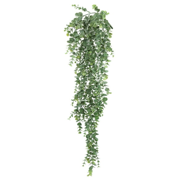 Arbusto artificial de eucalipto verde con forma de minihoja, 32 cm, 2 unidades