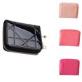 thumbnail image 4 of Monedero de bolsillo para mujer, pequeño tarjetero, carteras plegables de niña, cuero de PU, monederos a cuadros para mujer, bolso con cremallera Eigraketly BB6694-01, 4 of 7