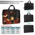 thumbnail image 2 of Bendy and The Ink Machine Laptop Bag for Women Men, 15.6 inch Computer Bag Laptop Messenger Shoulder Briefcase with Strap, 2 of 8