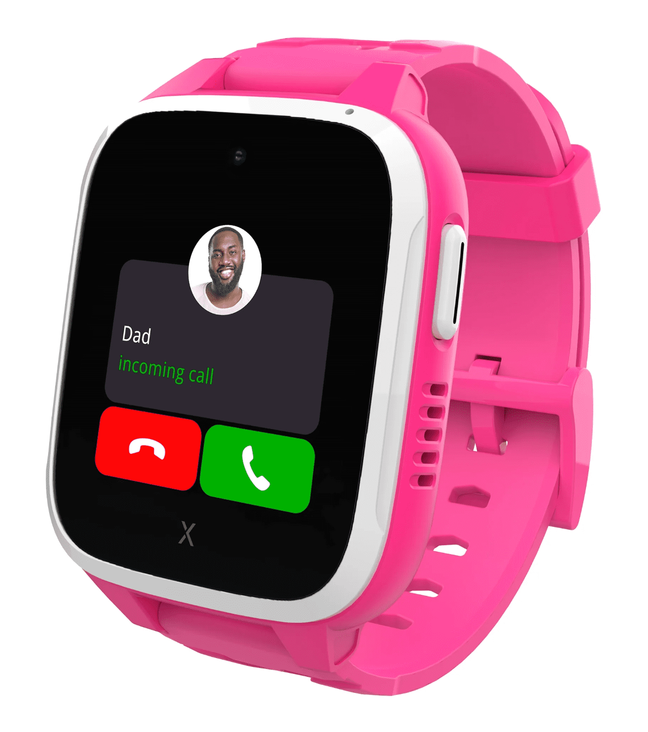 Pre-Owned Xplora XGO 3 Kids Smart Watch Phones Calls SOS GPS School Mode Camera Sim Card -Pink