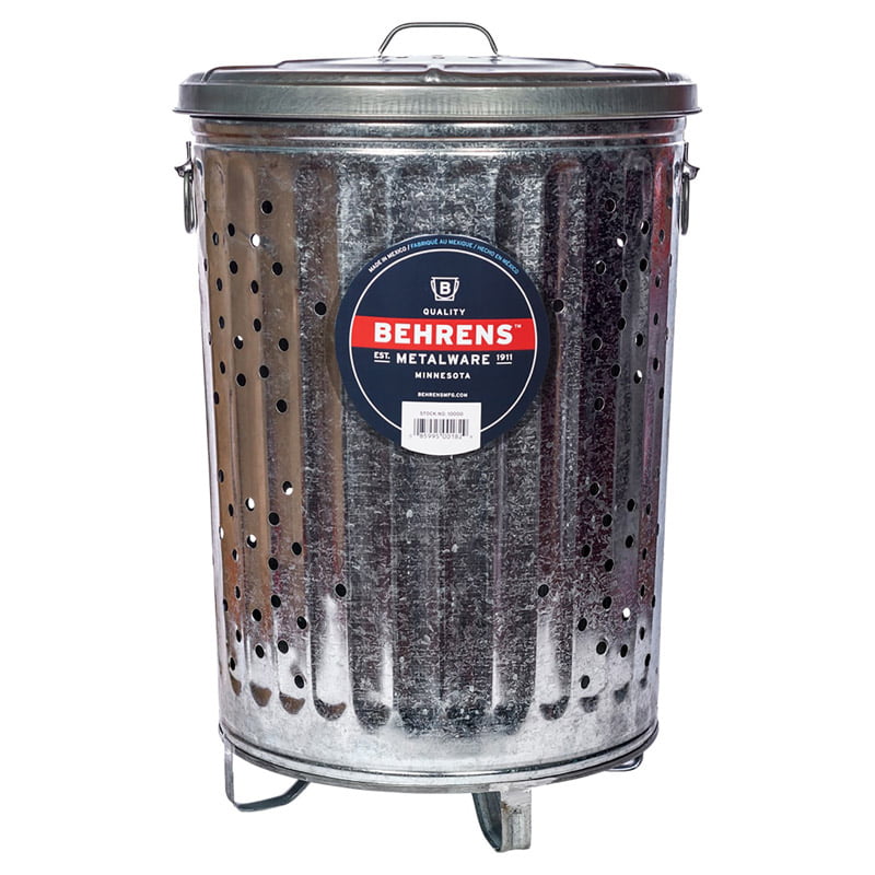 Lid Barrel/Cylindrical 60 Litre Barrel Raw Fuel Basket Fire Bin Brazier 