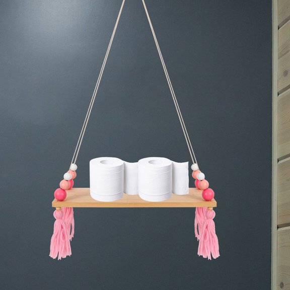 GETAJGHSD Wooden Wall Shelf, 1-Piece Decorative Storage Rack for Home Organization and Stylish Display