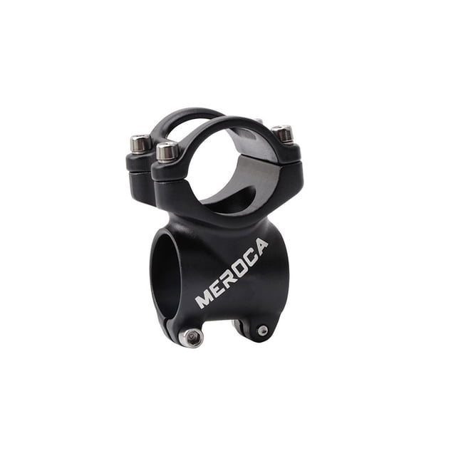 Eigraketly Vástago corto de bicicleta, componentes de marco de bicicleta, vástagos huecos de aleación de aluminio, accesorio de reemplazo, fijador de Ciclismo Negro Eigraketly OD024546-01
