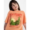 thumbnail image 4 of Weekend Academy Girls Graphic Cotton Tee with Short Sleeves, Sizes 4-18, 4 of 5