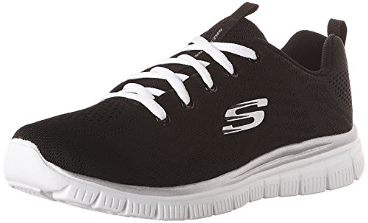 black skechers memory foam womens