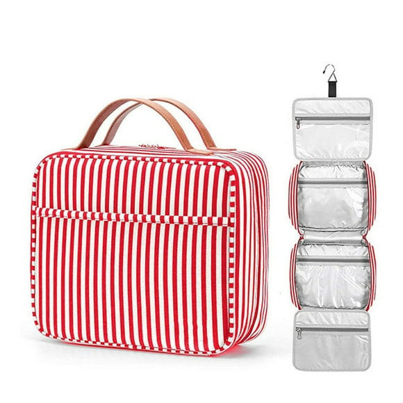 Travel Toiletry Bag, Hanging Travel Toiletry Bag For Women, Wet Pockets Ensure Hygiene, Durable Canvas Provides Durability, Large Capacity Cosmetic Organizer, Perfect For Gym And Camping