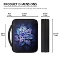 thumbnail image 5 of ZUXONGSY Hibiscus Print Bible Cover for Women God Is Within Her Bible Case Bag Lightweight Bible Carrying Case Bible Protective with Handle for Notebook Notepad Paper, 5 of 6